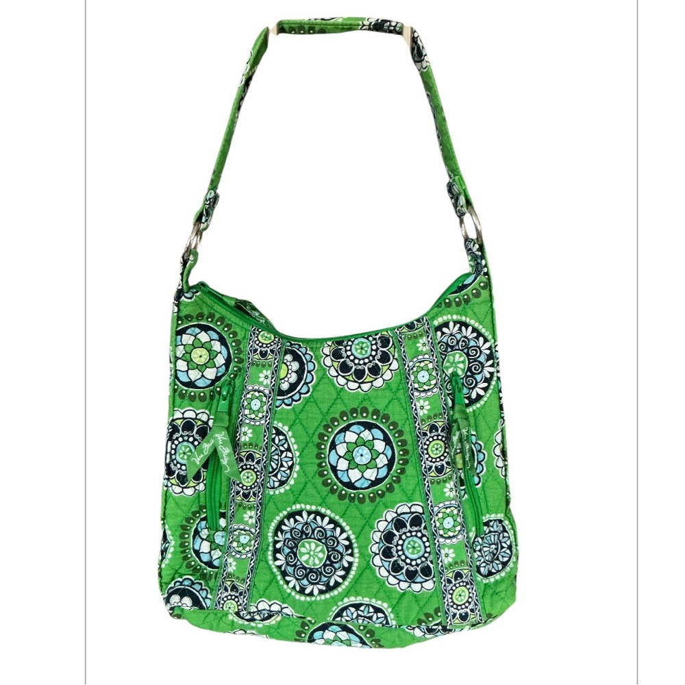 Vera Bradley Shoulder Bag Cupcake Green Pattern Retired Preppy  Cottagecore